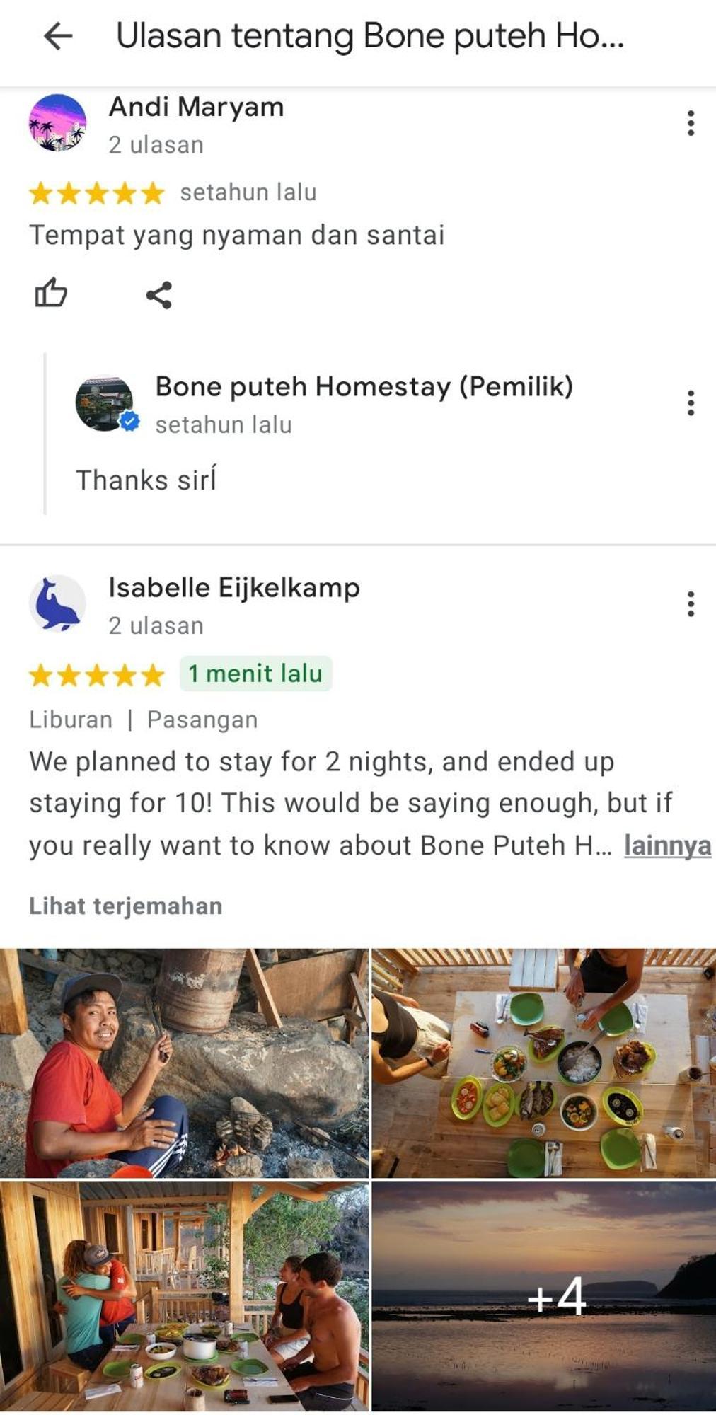 Boneputeh Homestay Taliwang Buitenkant foto